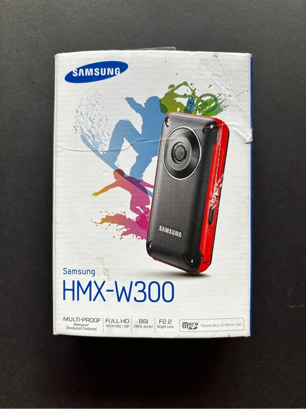 Samsung HMX-W300 Waterproof Full HD Pocket Camcorder | Open Box